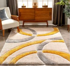 Modern Geometric Living Rug